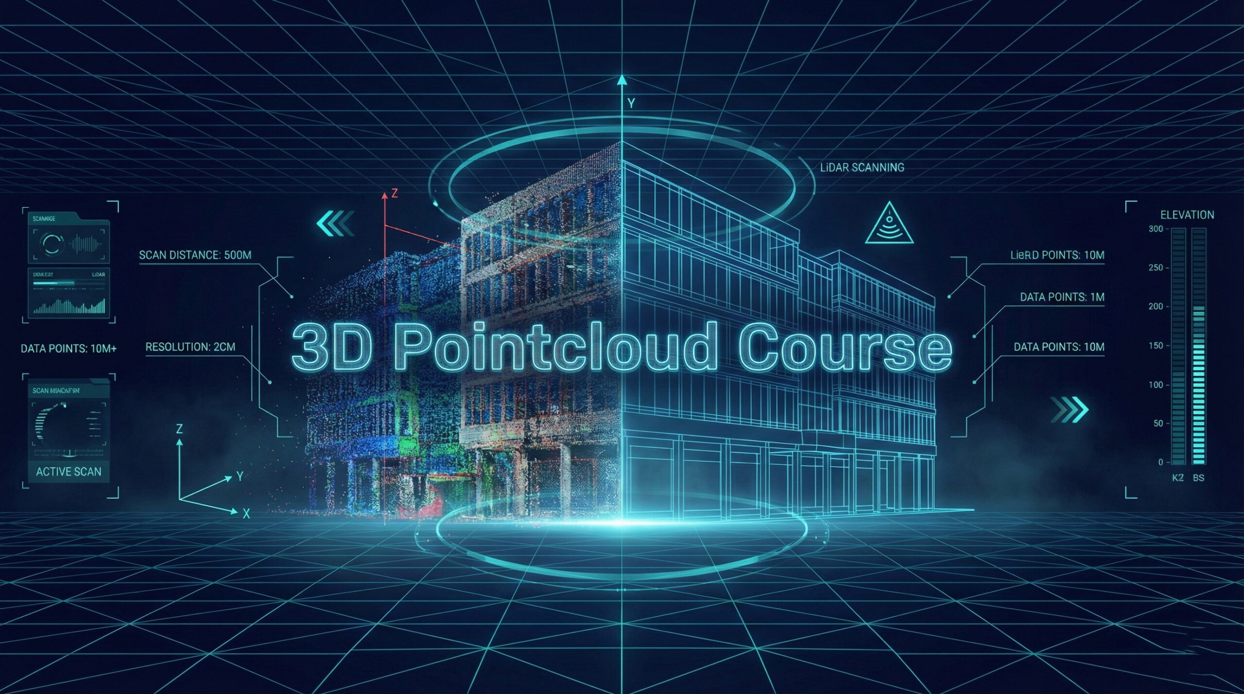 Advanced Surveying for Pointcloud and LiDAR Course